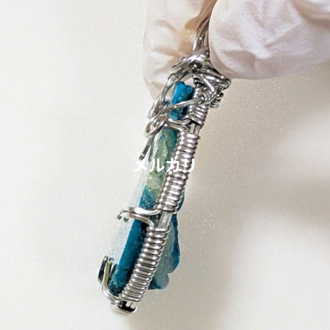 【トップクオリティ】アリゾナ産 クリソコラ原石 ペンダントトップ