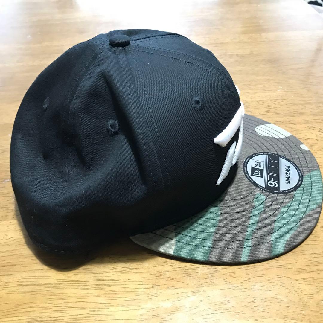 値下　DAIWA 9FIFTY スナップバックキャップ BK/迷彩/NEWERA