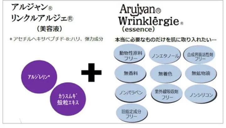 ヒルコス  目尻　口元　首ライン　ピン！と美容液　リンクルアルジェ100m L