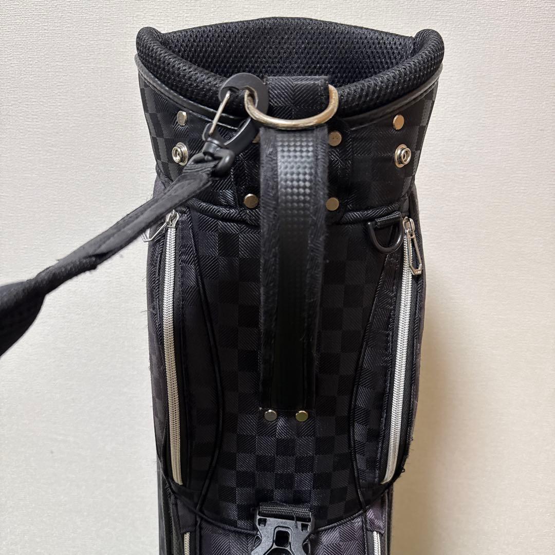 XXIO ゼクシオ キャディバッグ 軽量 2.2kg 9.5型 ブラックチェック