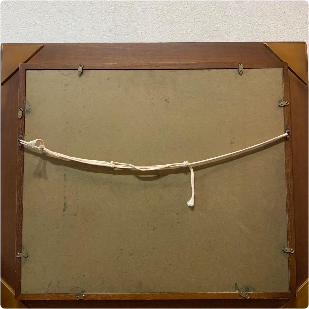 超希少　第一回文化勲章　鑑定書有り　岡田三郎助　油彩肉筆画　F8当時物　円窓少女