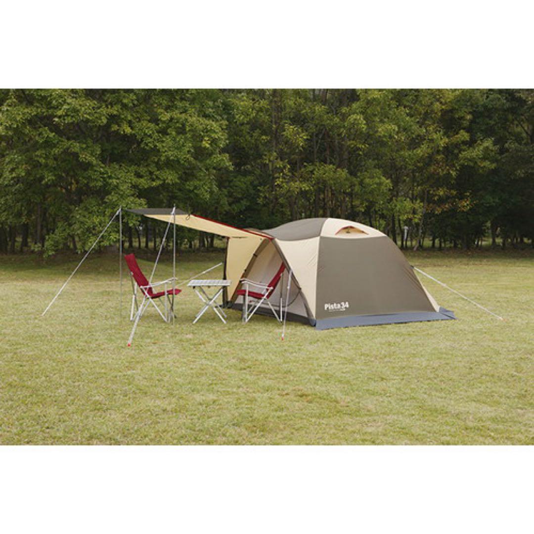 【未使用に近い】Pista34 3〜4人用シンプルドームテント