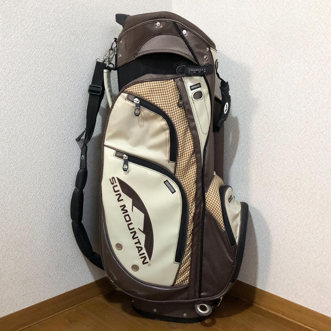 希少 SUN MOUNTAIN ゴルフ キャディバッグ サンマウンテン 14分割