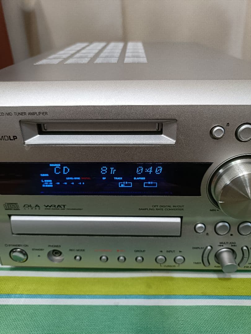 ONKYO FR-X7A CD,MD,FM/AM　整備済　完動品　リモコン付