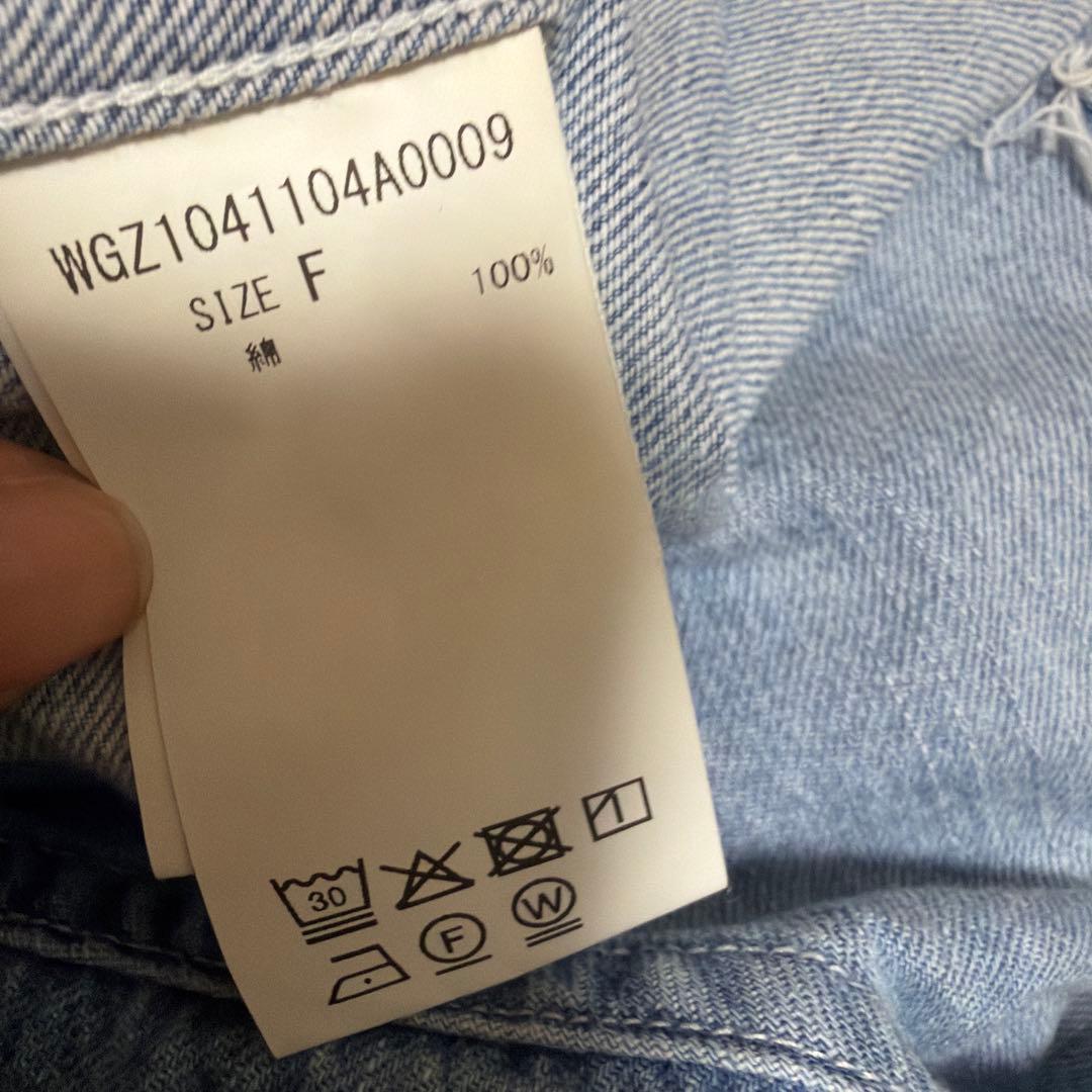 Whim Gazette デニムブルー シャツ