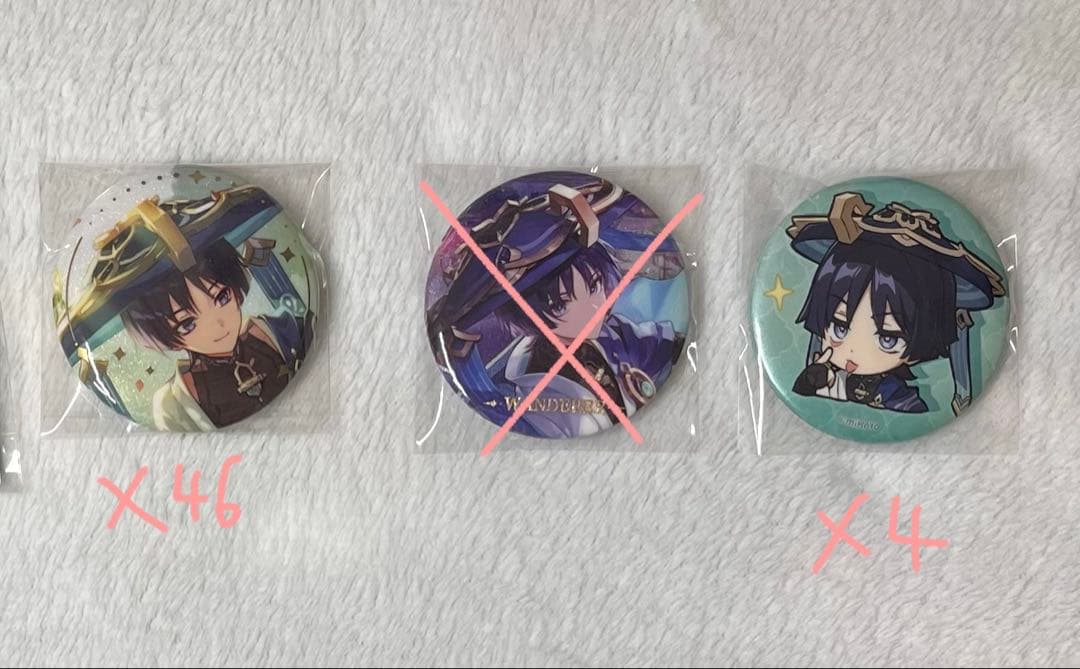 原神放浪者 缶バッジ50点まとめ売り