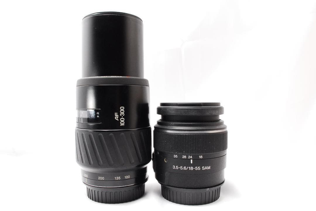 SONY α65✨ダブルレンズ✨超望遠✨超高画質✨スマホ転送✨バッグ付