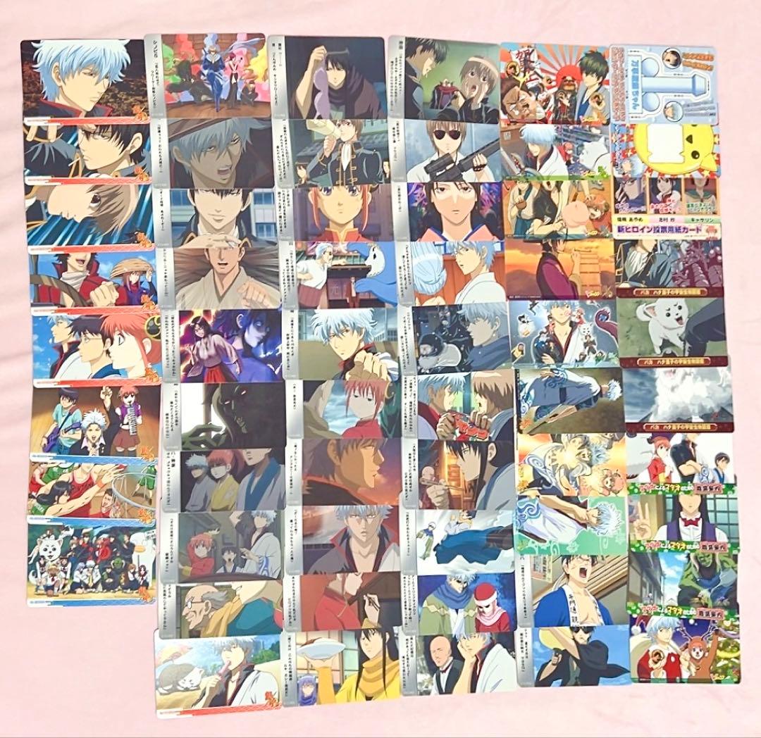 銀魂　クリアコレクション　クリアカード　箔押し　ステッカー　銀八先生　まとめ売り