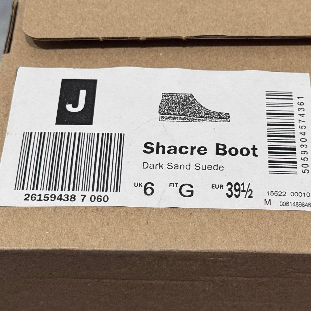 【未使用品】CLARKS クラークス　25 ワラビー　シェイカーブーツ　レザー