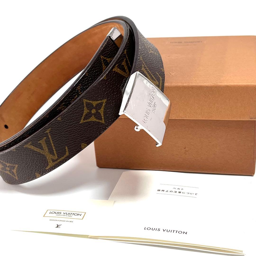 ルイヴィトン サンチュール ベルト モノグラム レザー