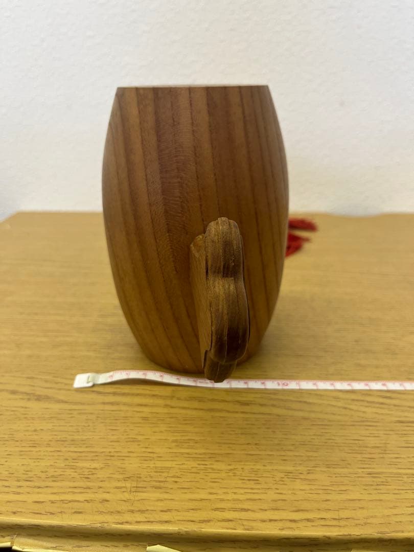 昭和レトロ　屋久杉　打出の小槌　縁起物　インテリア　置物　アンティーク