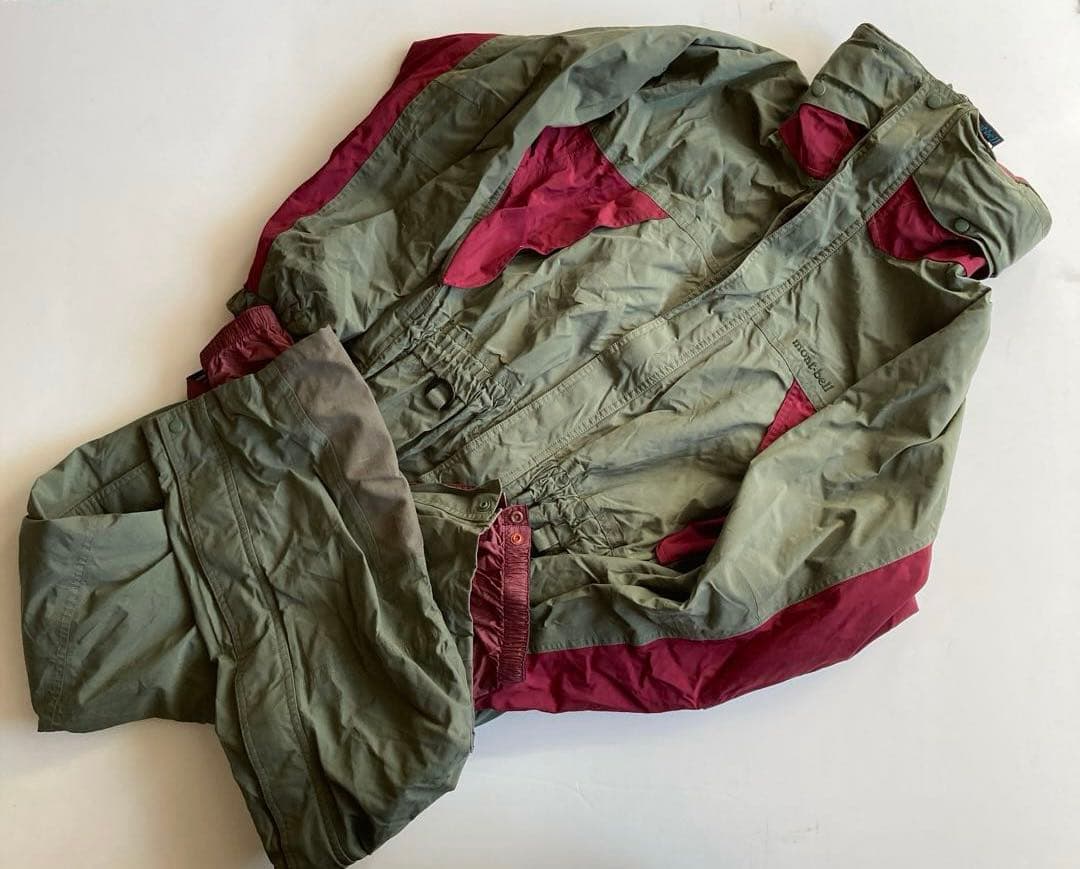 スキー vintage old mont-bell jumpsuits bt