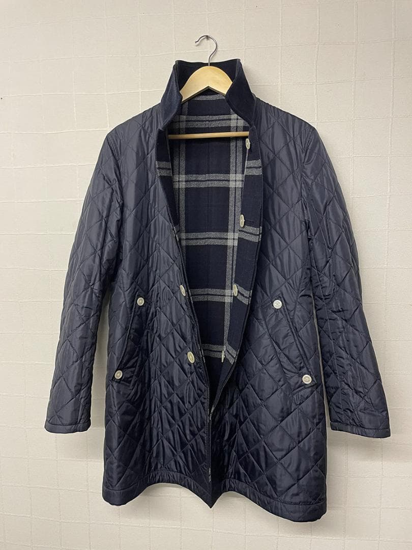 マッキントッシュ フィロソフィー ロングコート リバーシブル