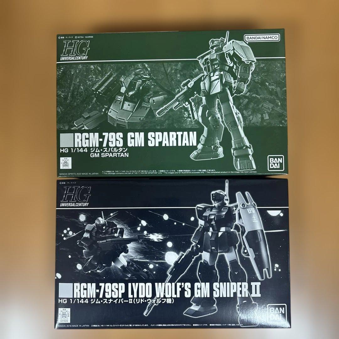 ＨＧ ジム・スパルタン &HG ジム・スナイパーＩＩ（リド・ウォルフ機）セット