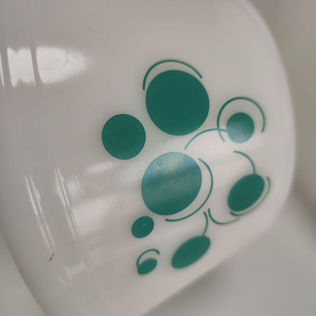 希少　フェデラル　5個　カラフルドット　ミキシングボウル　コンプリート