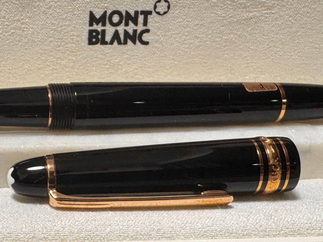 【新品未使用】モンブランローズゴールドコートマイスターシュテュック145 万年筆