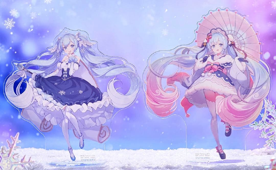 一番くじ 雪ミク HatsuneMiku ビックアクリルスタンド コンプ
