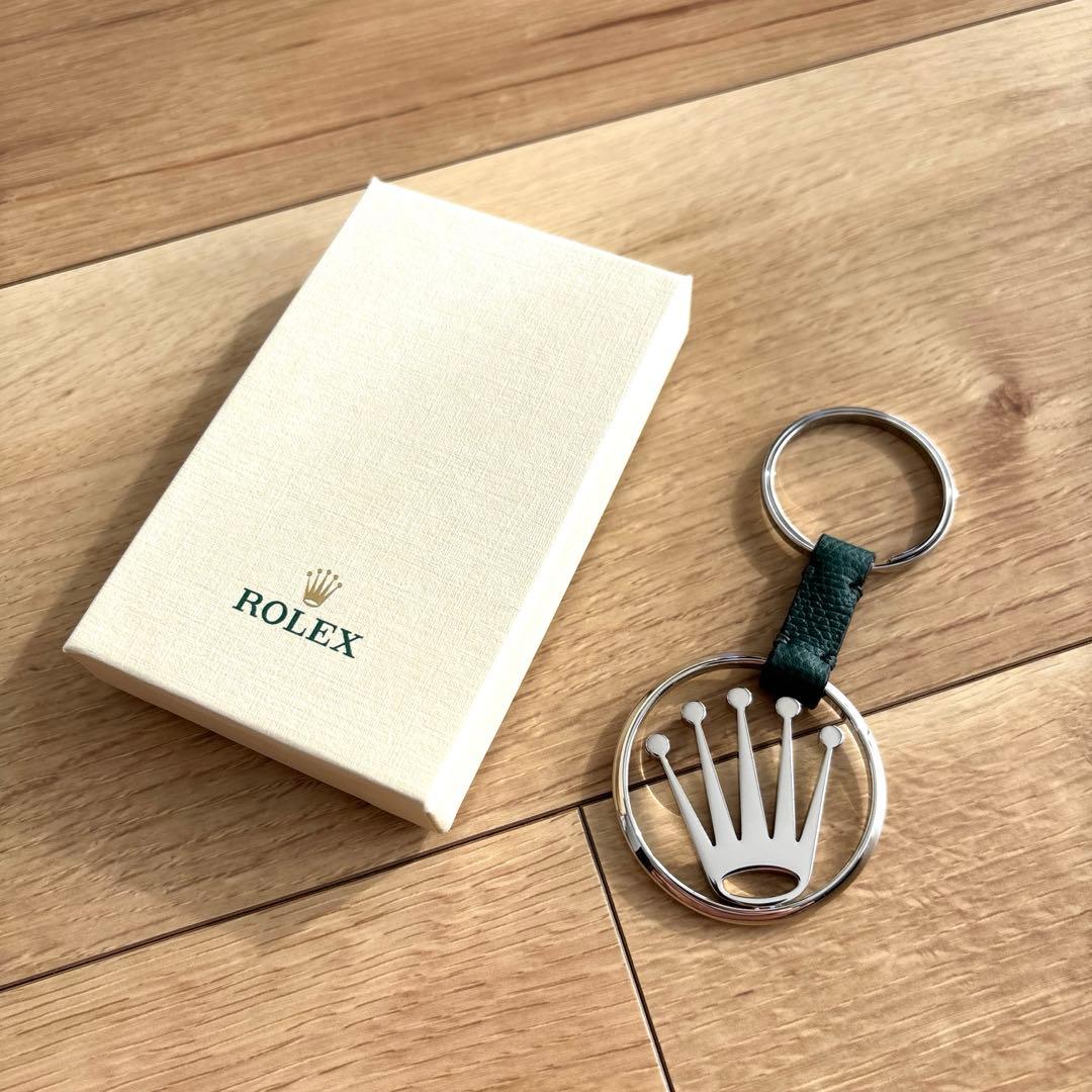 ロレックス キーホルダー ノベルティ 未使用 箱付き　グリーン