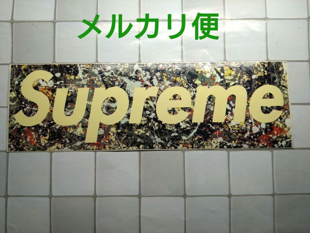 Supreme box logo ステッカー シュプリームボックスロゴ ポロック