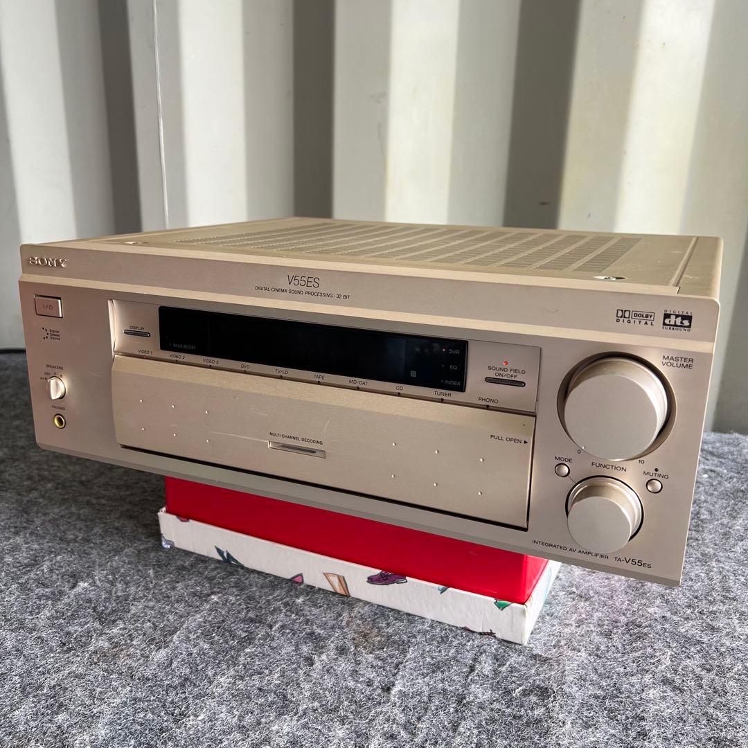 D83激安早い者勝ち✨　SONY AVアンプ V55ES ゴールド　オーディオ
