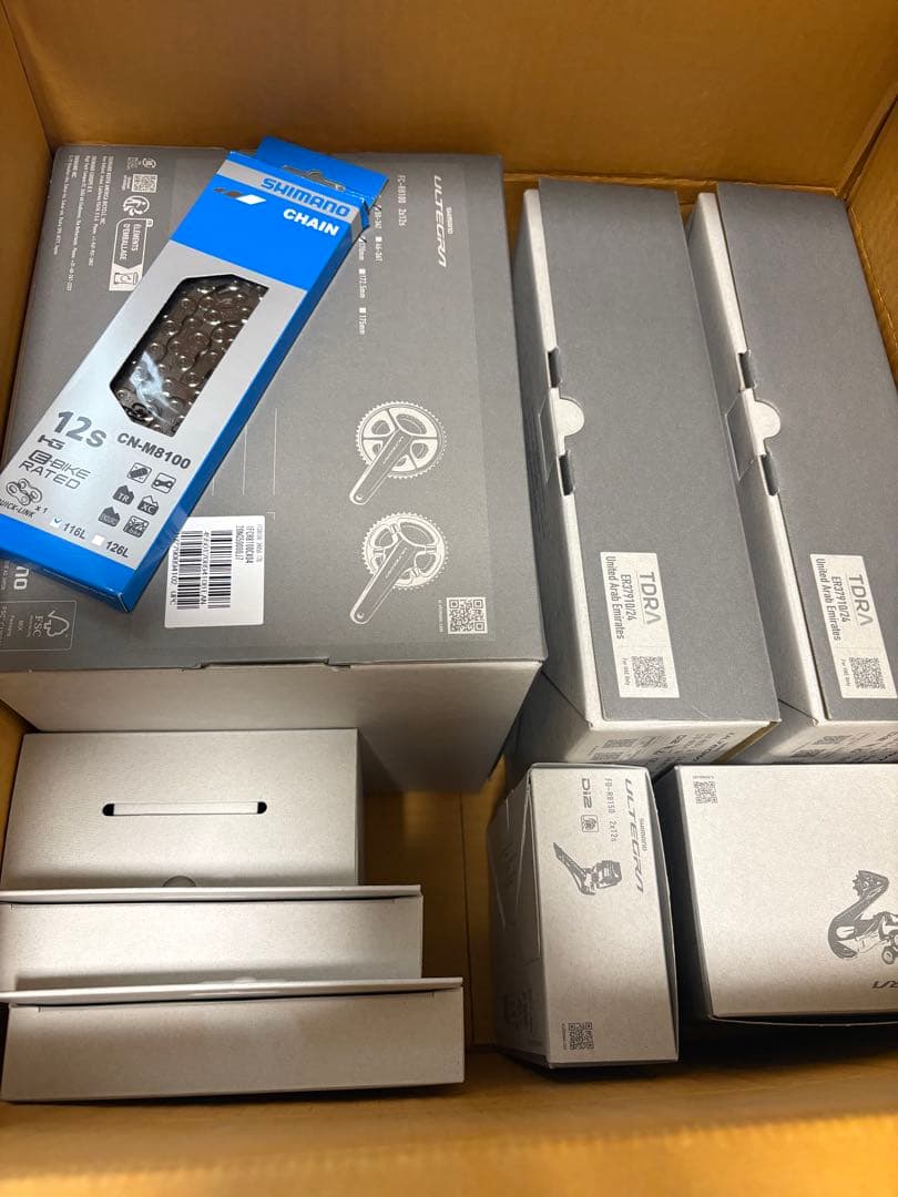 未使用新品同様　シマノ 105 12速コンポセット　機械式ディスク