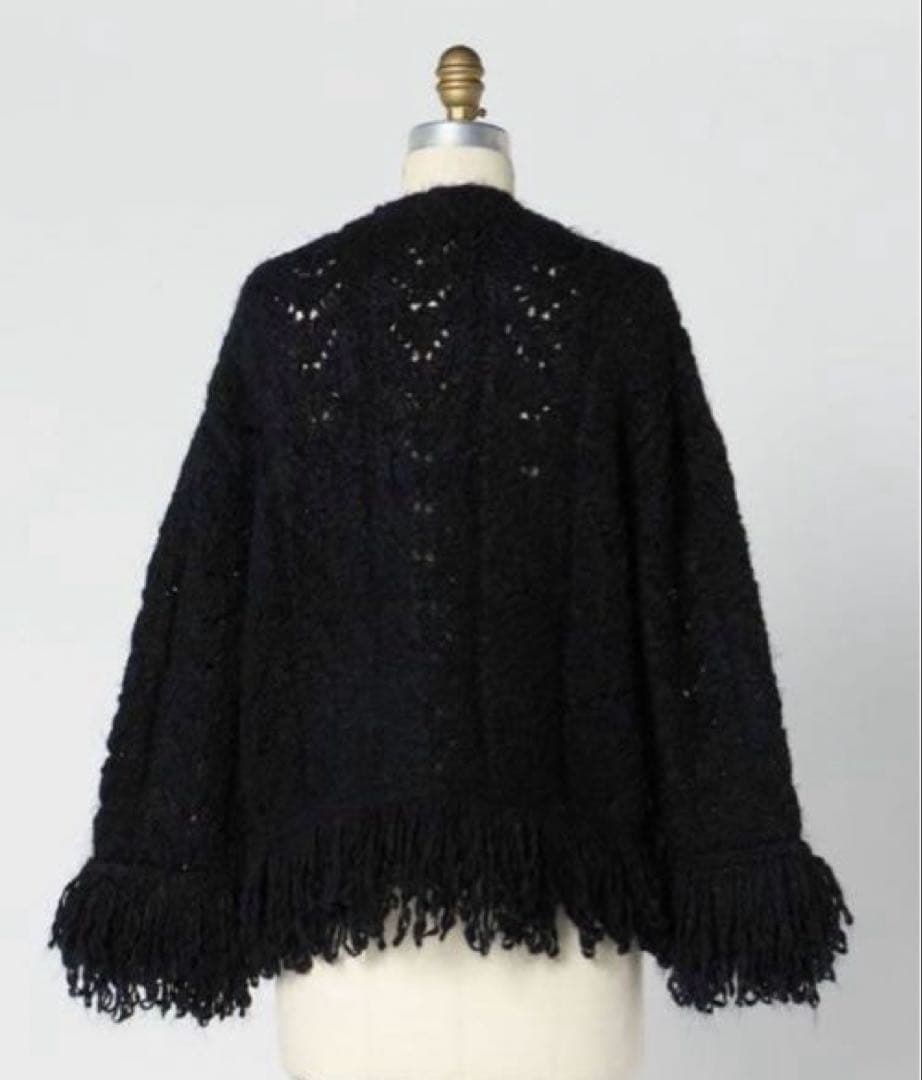 Drawer Fall1 5Gシャギーフリンジカーディガン