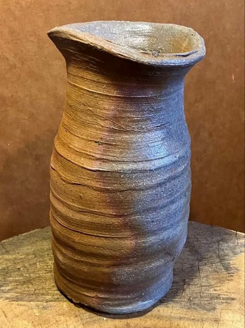 備前　花入　前嶋　五一郎　類子