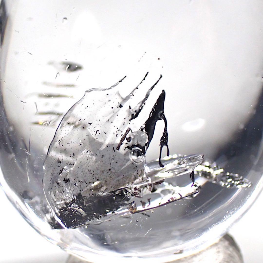 【ブラジル産】カーボンインクォーツ(ウォーターインクォーツ)