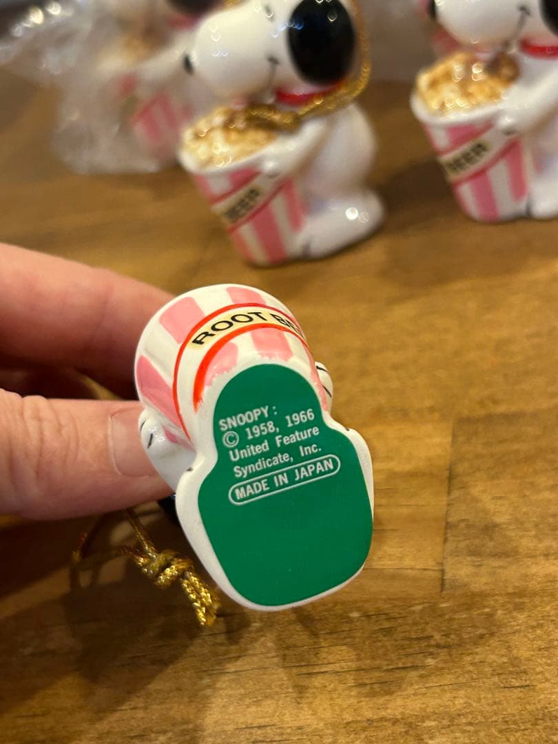 希少　当時物　15体スヌーピールートビア　オーナメント　ジャンクフードシリーズ
