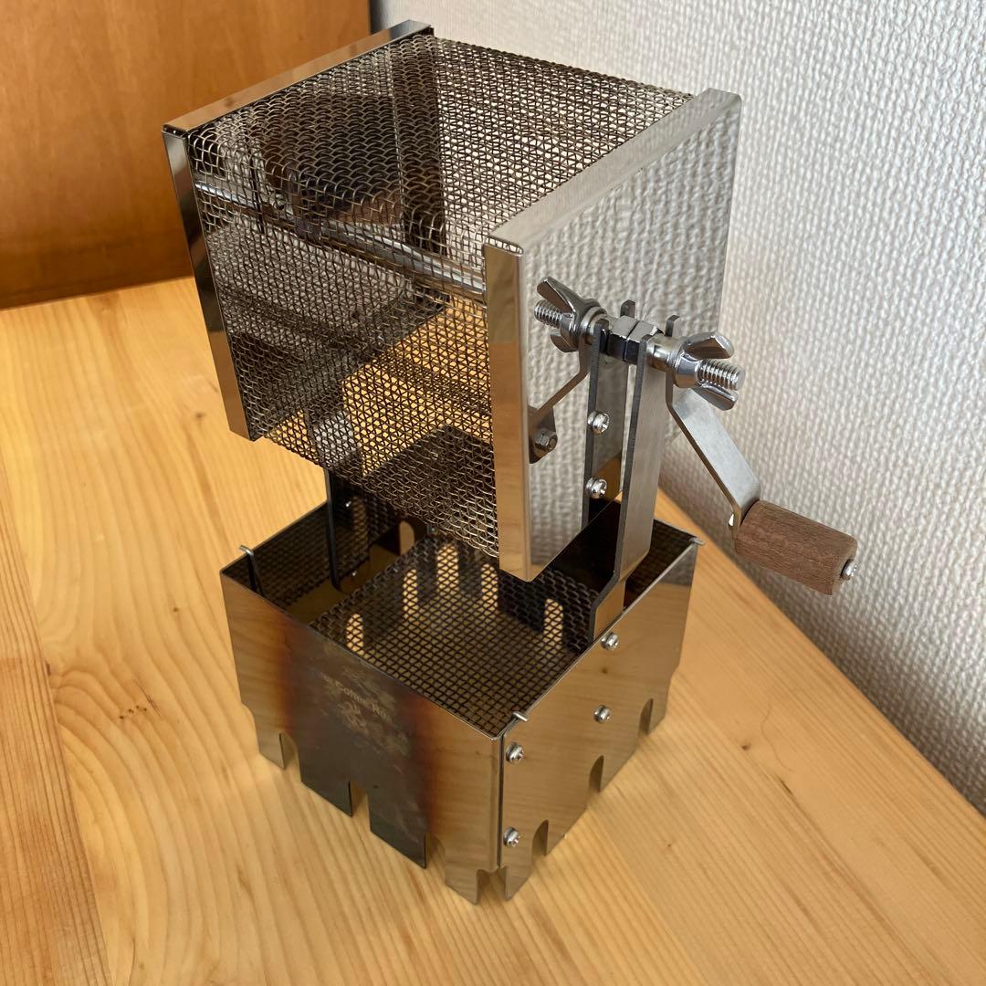 アウベルクラフト 遠赤コーヒー焙煎キット Sタイプ　手回しロースター　焙煎機