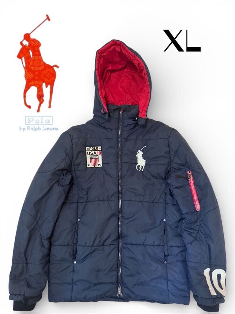 Polo Ralph Lauren ダウンジャケットXL フード取り外し可能