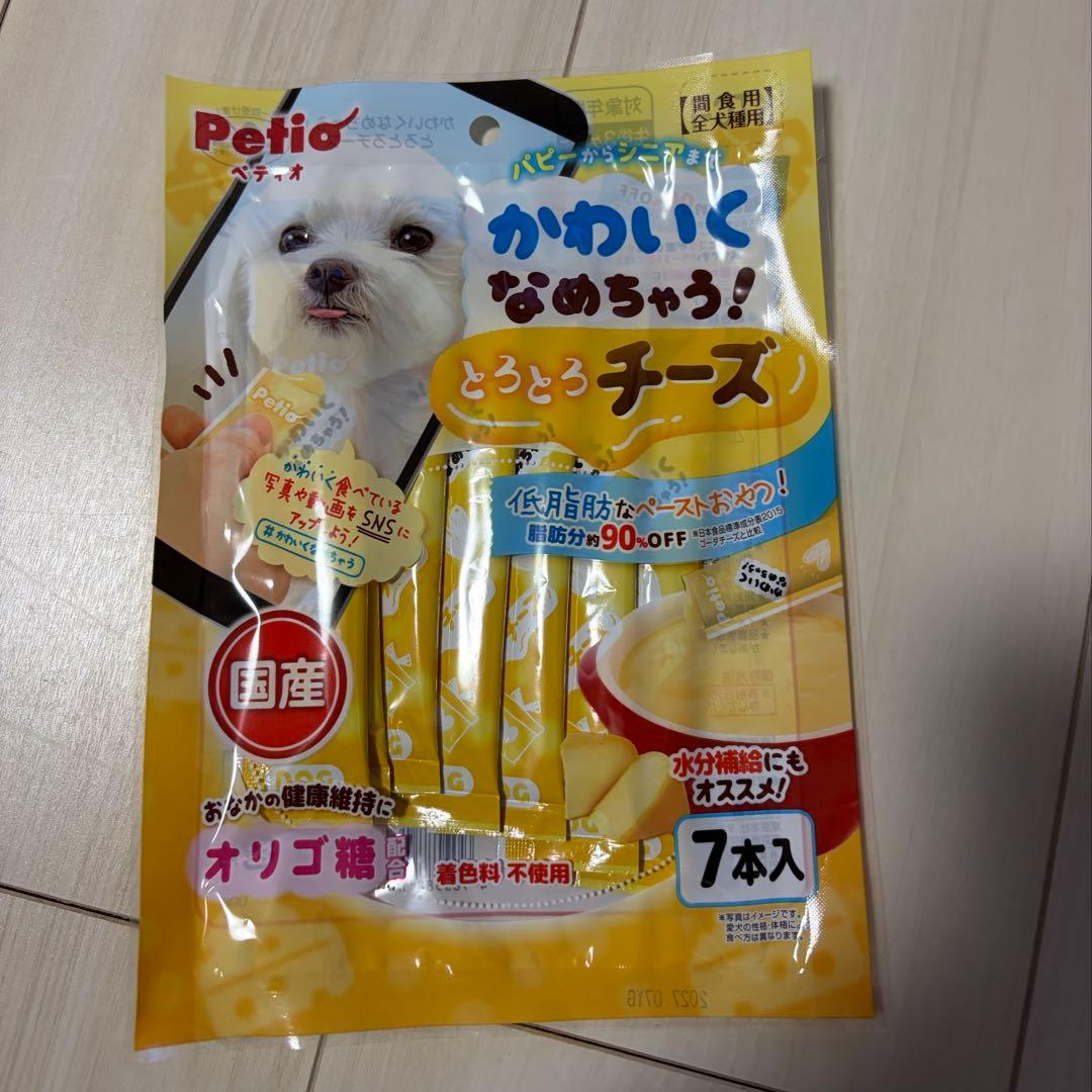 【販売終了】ペティオ とろとろチーズ 7本入×14袋 犬用おやつ
