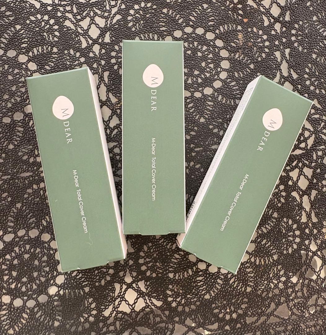 いちご様　M DEAR エムディア　トータルカバークリーム3本セット