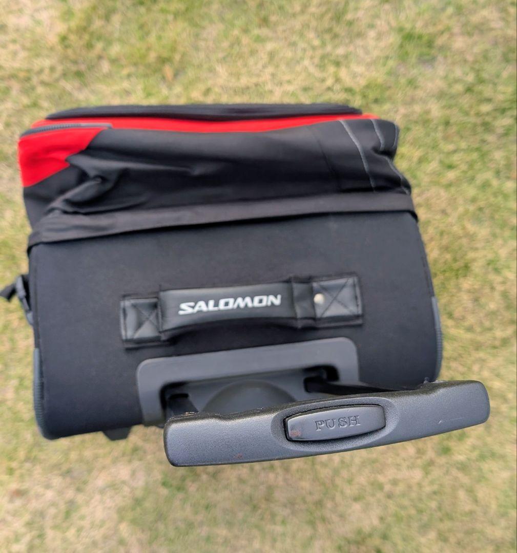 SALOMON 防水袋付き 大型キャリーバッグ スキー スノボー