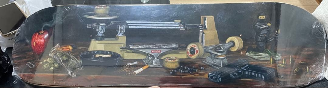 Supreme スケートボードデッキ アートワーク付き