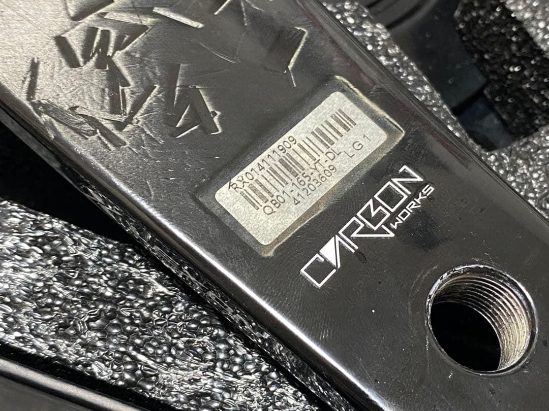 【未使用】RYET LEXON R2 カーボンクランク 24mm 165ミリ