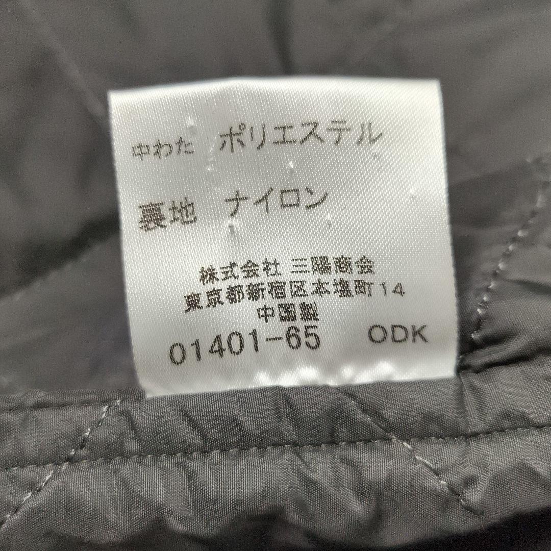 バーバリーブラックレーベル　モッズコート　裏地ノバチェック　ラビットファー