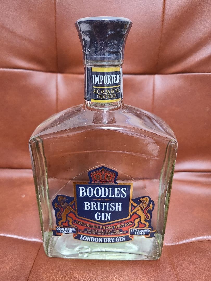 BOODLES BRITISH GIN　旧ボトル