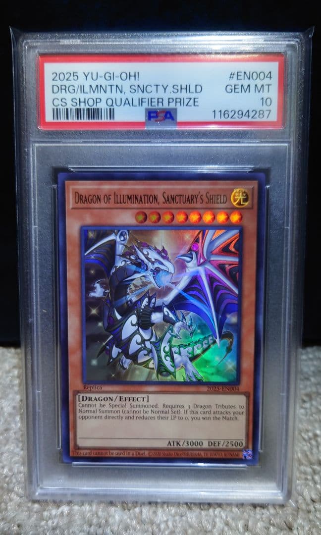 PSA10　Dragon of Illumination　プロモ　日版　遊戯王