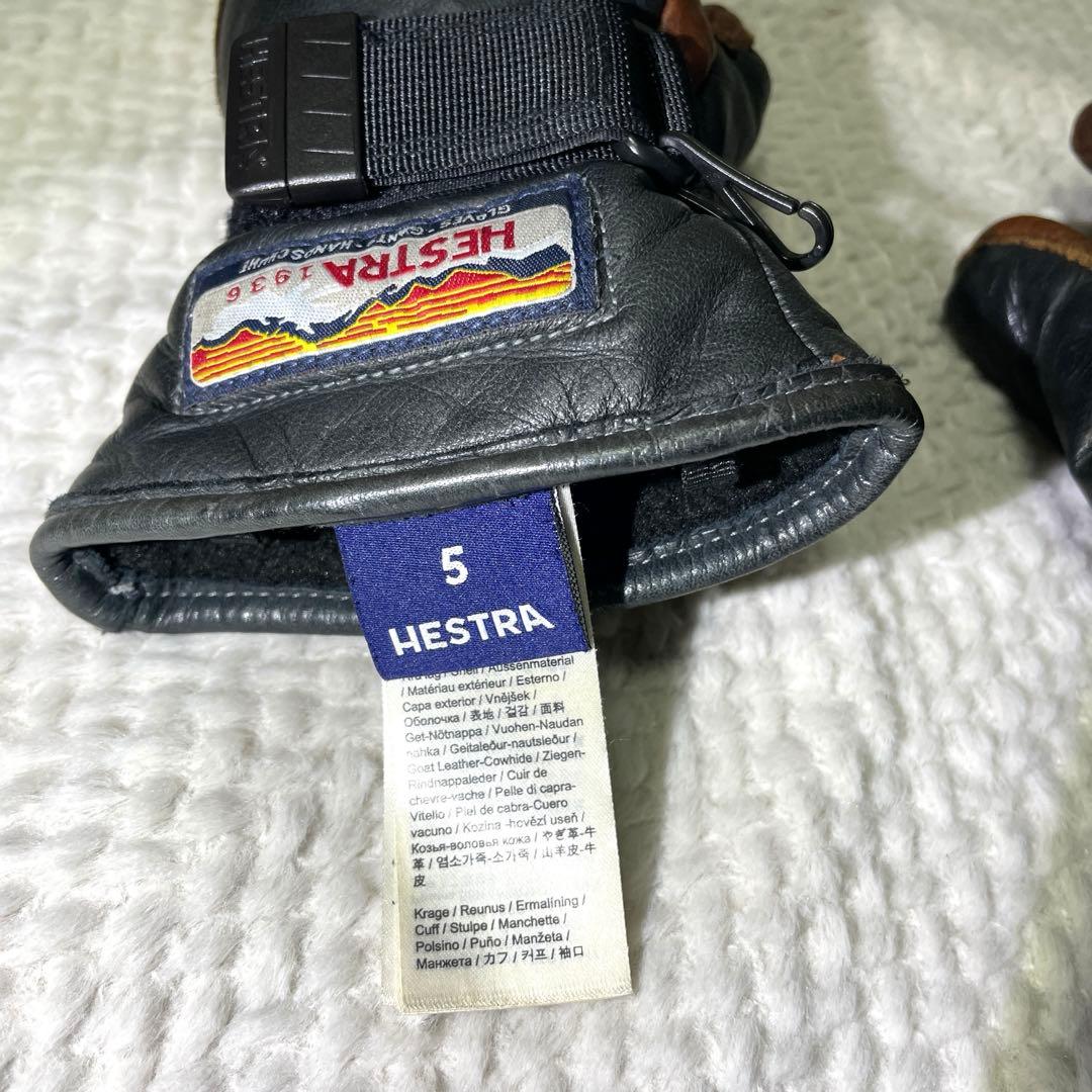 ヘストラ グローブ 3-Finger GTX Full Leather サイズ5