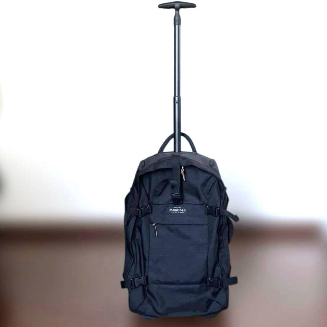 モンベル 3ウェイキャリーボストンバッグリュック ウエストポーチ 出張旅行 黒