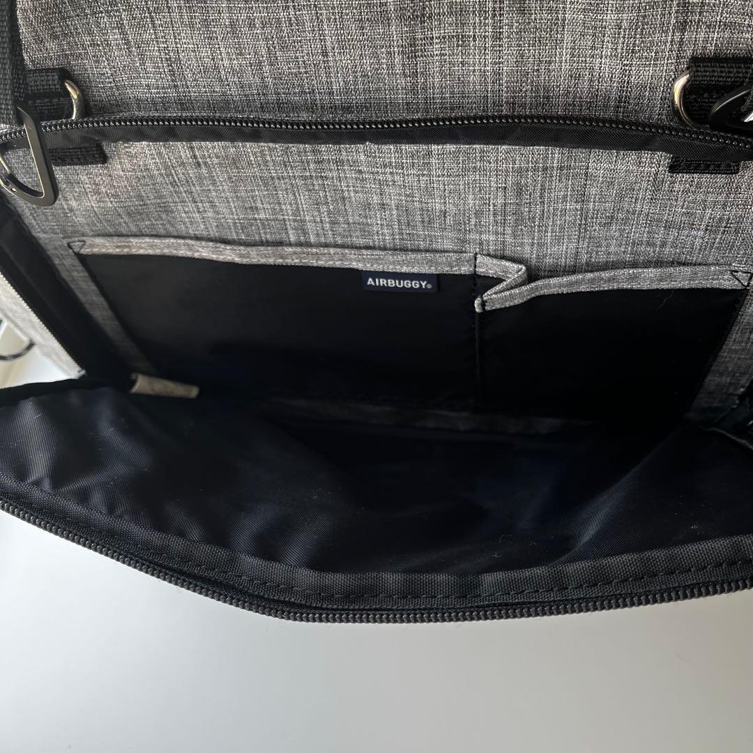 【Air Buggy】エアバギー バックパックキャリー　ワイド　リュック　グレー
