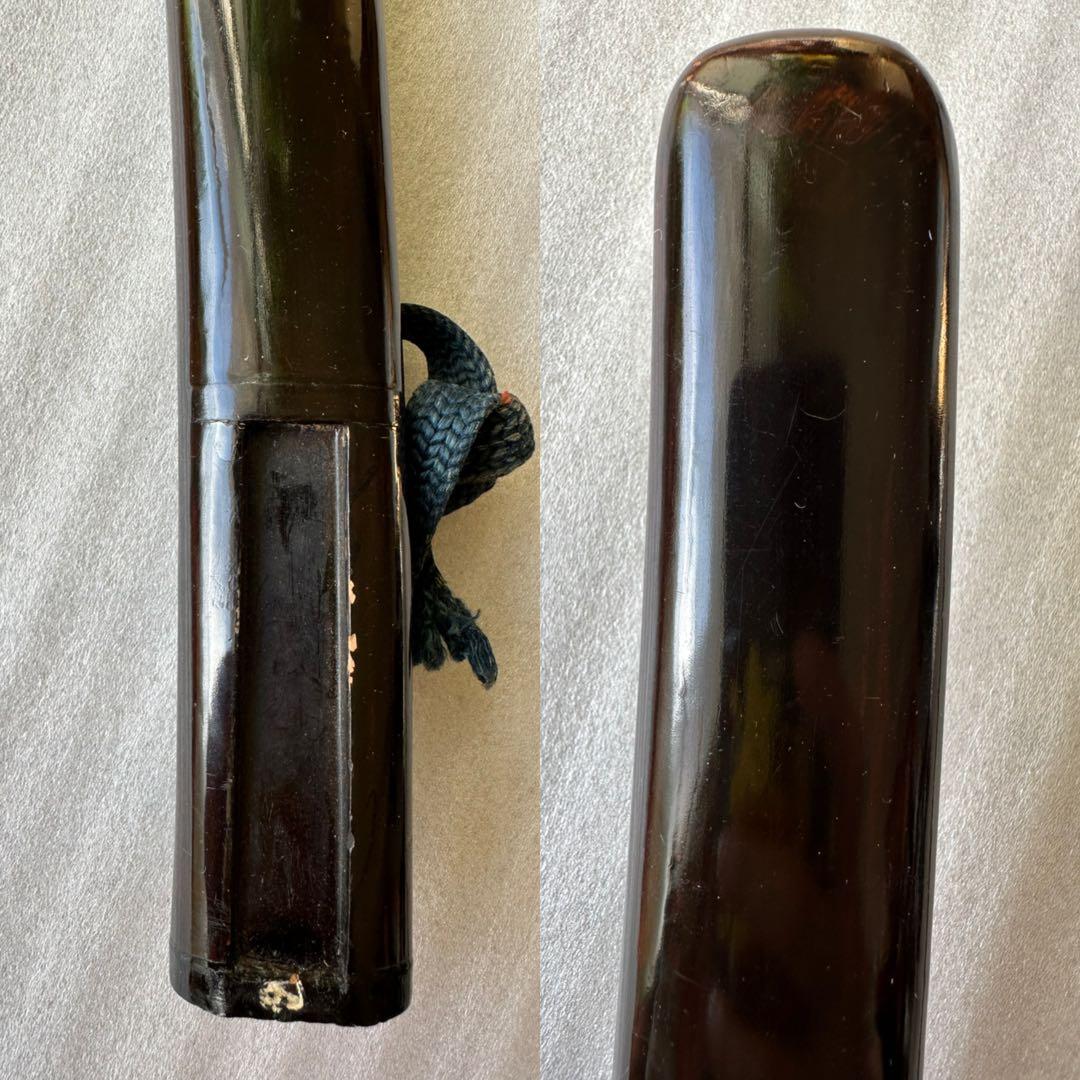 刀装具　残欠刃引合法カット品 鉄製刃 時代 武具　 古美術　現状品