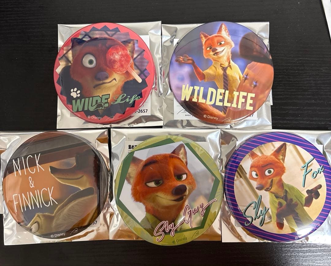 ズートピア スタンド付き缶バッジ ニック