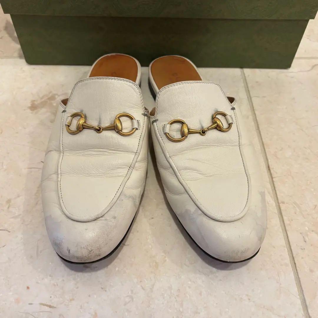 GUCCI レザースリッパ