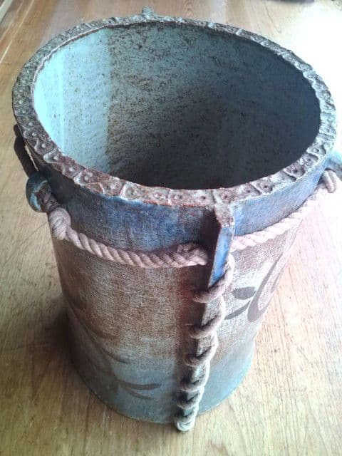 布目文様　花器