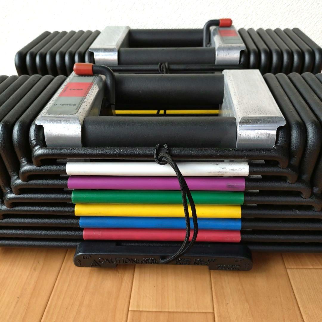 ②幻の初代 POWERBLOCK 43kg アルミ削り出しハンドル 計86kg