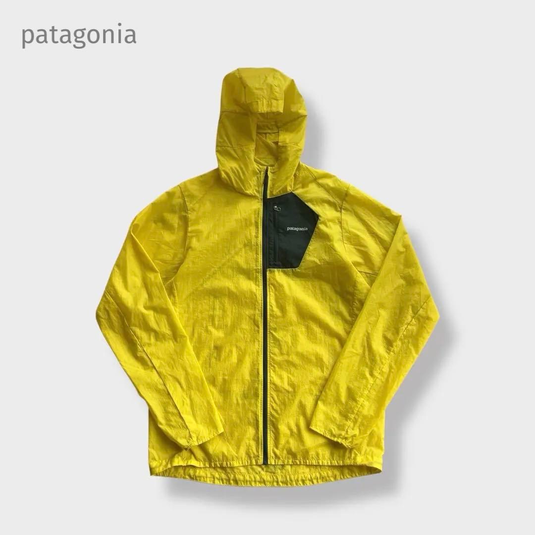 パタゴニアpatagoniaフーディニジャケットMイエローULハイクナイロン