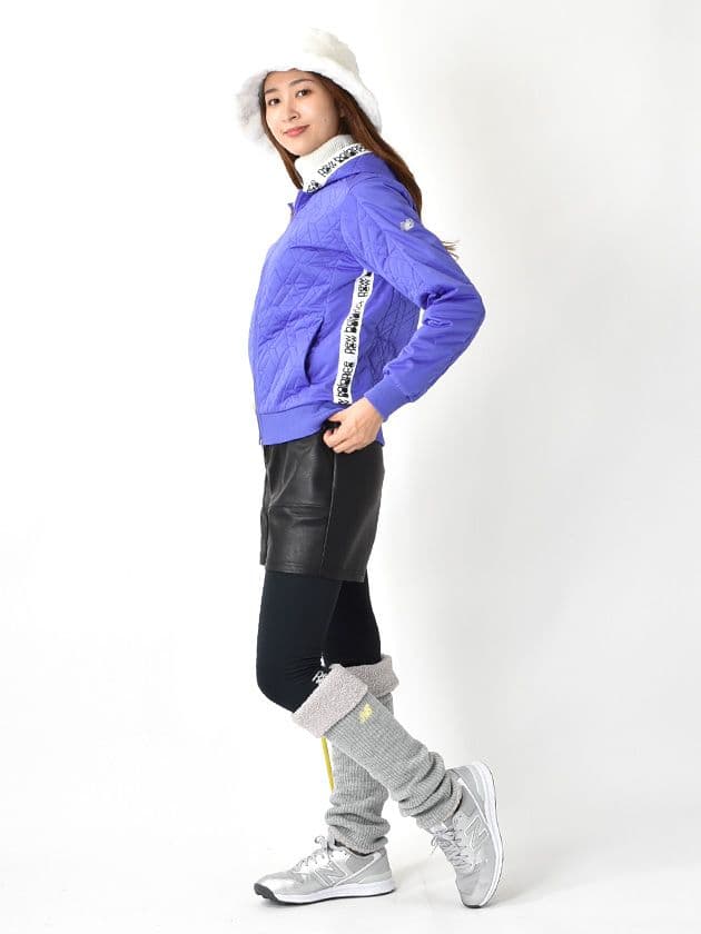 ニューバランスゴルフ　防風フルジップフーディ　新品未使用 パープル