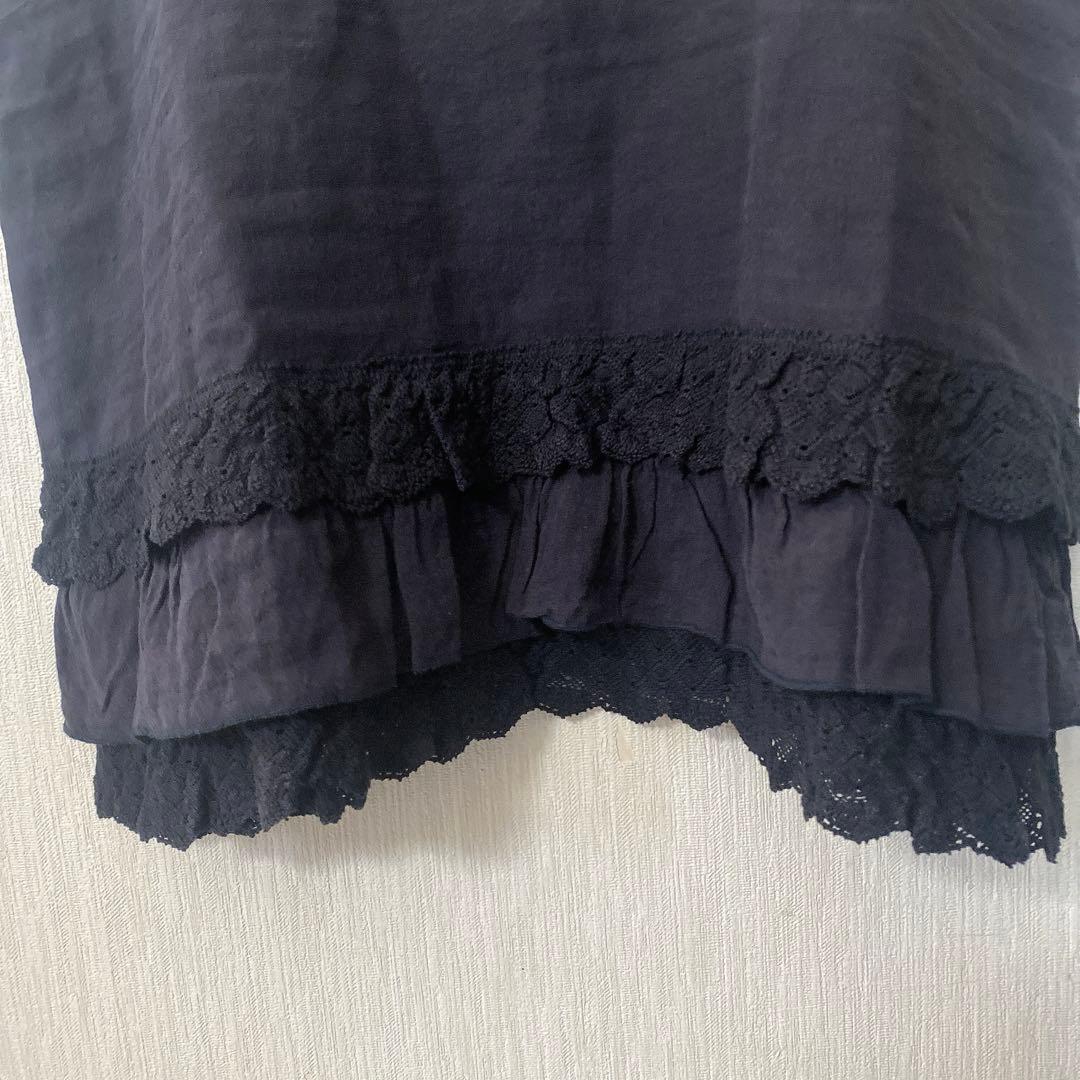 6/1まで専用 2025SS新品未使用ネストローブリネンレースヘムキャミソール